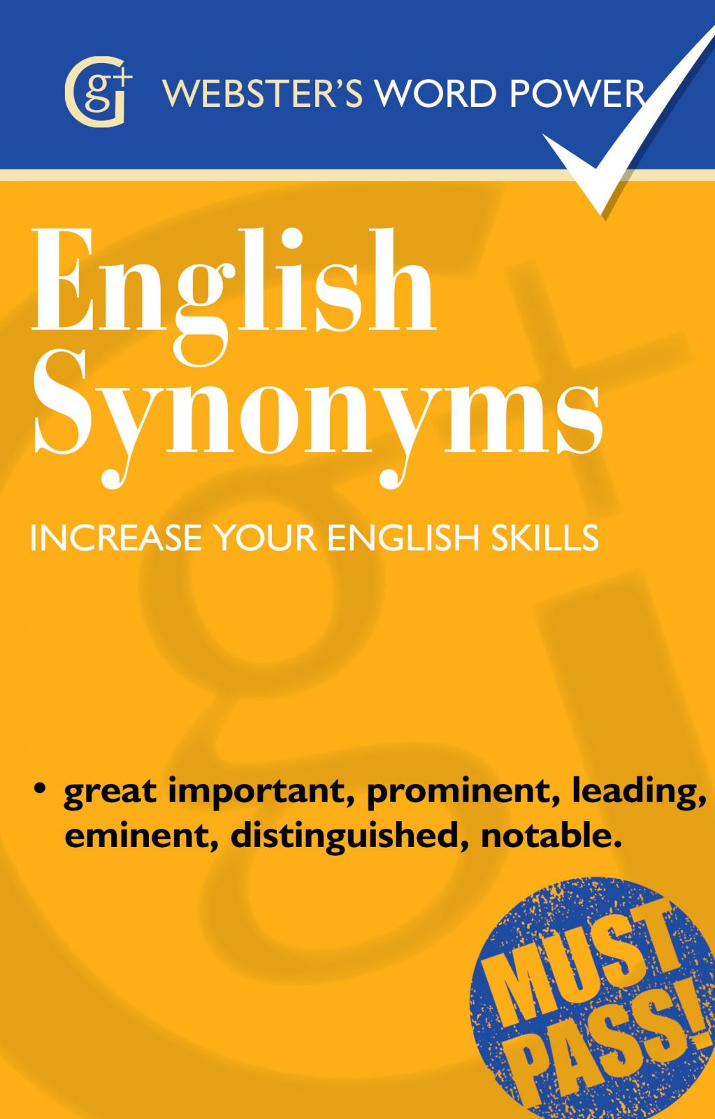Webster's Word Power English Synonyms