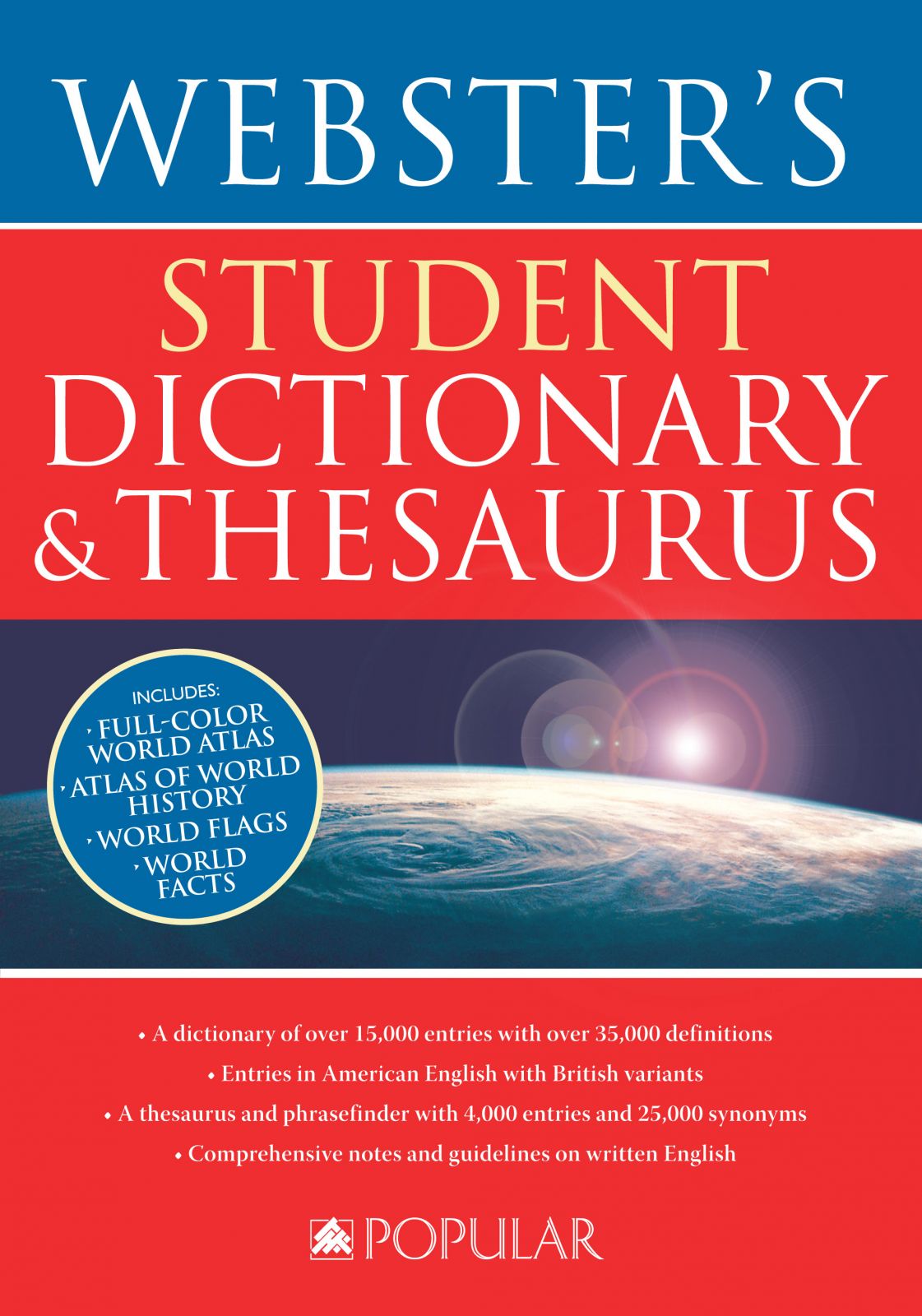 Webster's Student Dictionary and Thesaurus